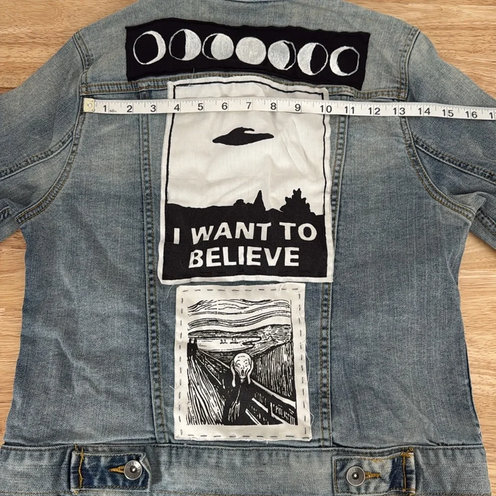 Denim patch jacket - Picture 7 of 16
